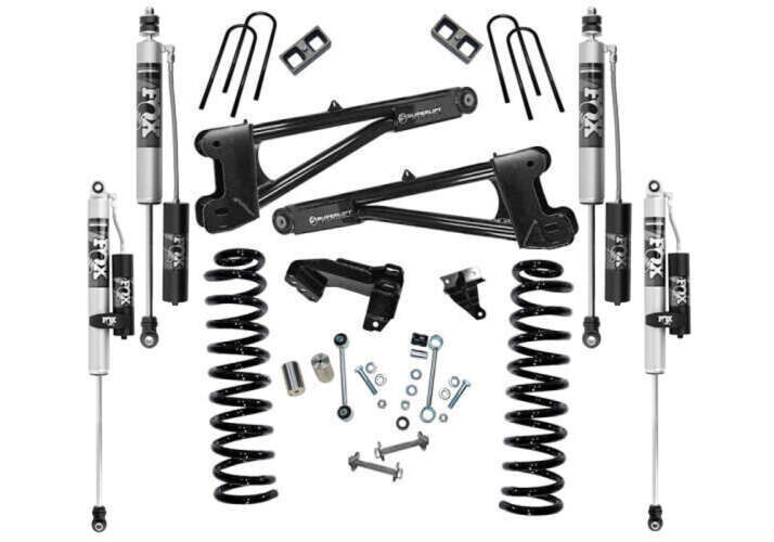Superlift 4" Lift Kit w/ FOX 2.0 Reservoir Shocks 08-10 F250/350 4WD Diesel w/Rep Radius Arms