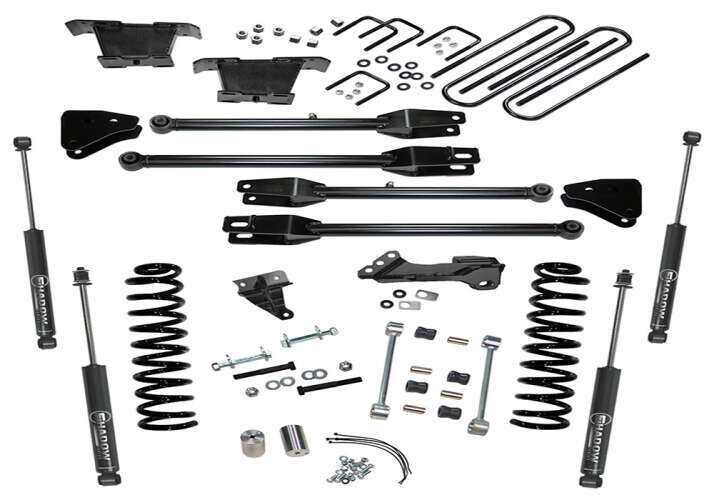 Superlift 4" Lift Kit 08-10 F-250/F-350 4WD Diesel w/ 4-Link Conversion & SL Shocks