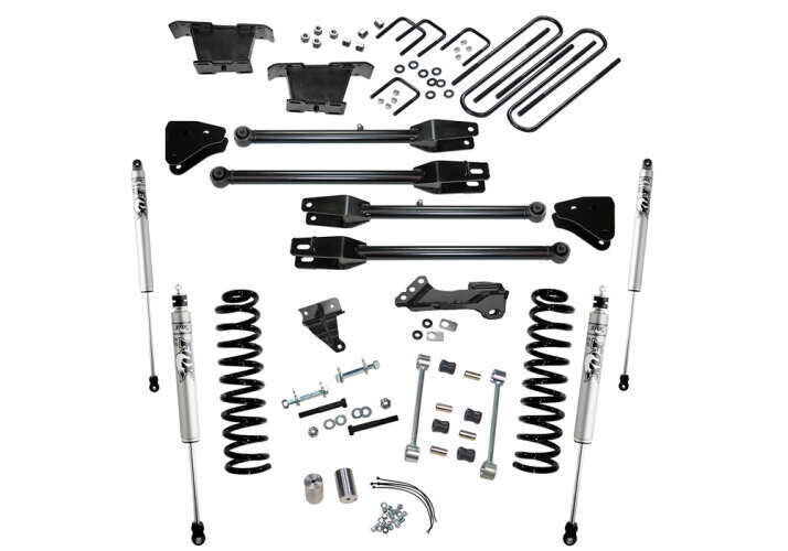 Superlift 4" Lift Kit w/ FOX Shocks 08-10 F250/350 4WD Diesel w/ 4-Link Arms
