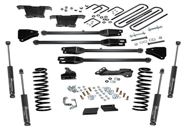 Superlift 4" Lift Kit 11-16 F-250/F-350 4WD Diesel w/ 4-Link Conversion & SL Shocks