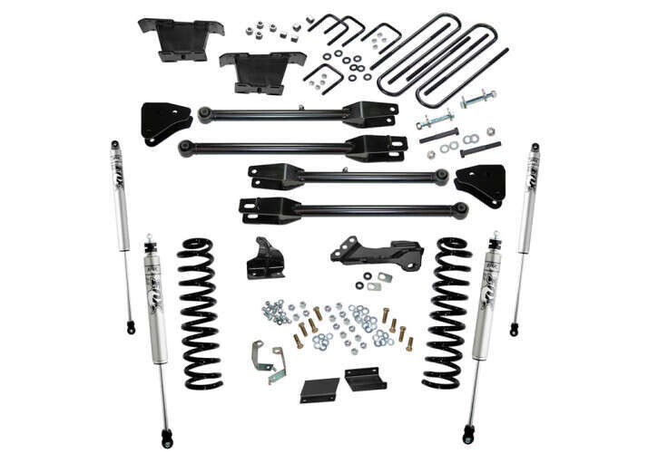 Superlift 4" Lift Kit w/ FOX Shocks 11-16 F250/350 4WD Diesel w/ 4-Link Arms