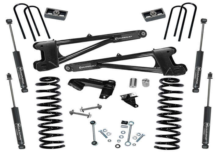 Superlift 4" Lift Kit 11-16 F250/F350 4W Diesel w/ Replacement Radius Arms w/ SL Shocks