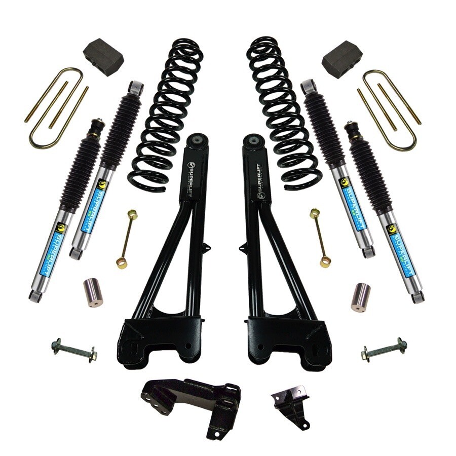 Superlift 4" Lift Kit 11-16 F250/F350 4W Diesel w/ Replacement Radius Arms w/ Bilstein Shocks