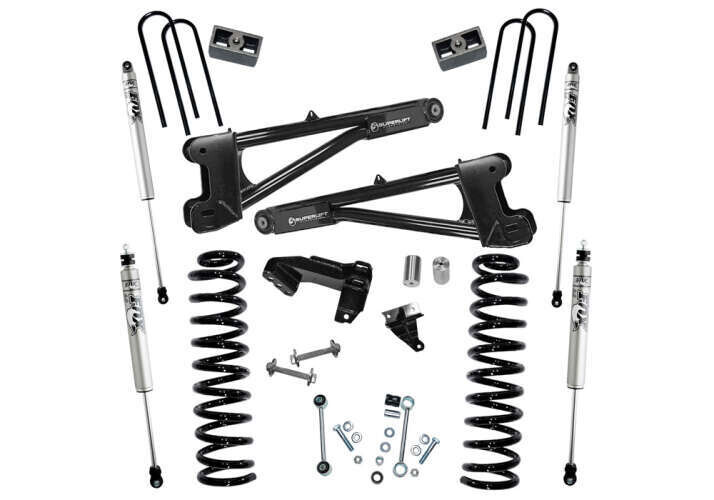 Superlift 4" Lift Kit w/ FOX Shocks 11-16 F250/350 4WD Diesel w/ Replacement Radius Arms