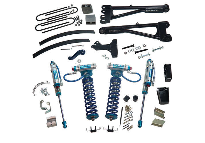 Superlift 8" Lift Kit 11-16 F250/F350 4WD w Replacement Radius Arms/King Coilovers/King Rear Shocks
