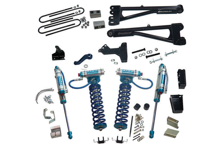 Superlift 6" Lift Kit 11-16 F250/F350 4WD w Replacement Radius Arms/King Coilovers/King Rear Shocks