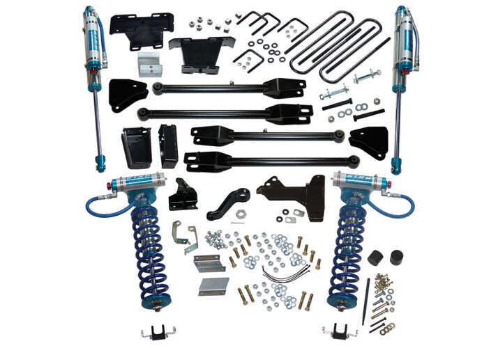 Superlift 6" Lift Kit 11-16 F250/F350 4WD w/ 4-Link Conversion & King Coilovers/Shocks