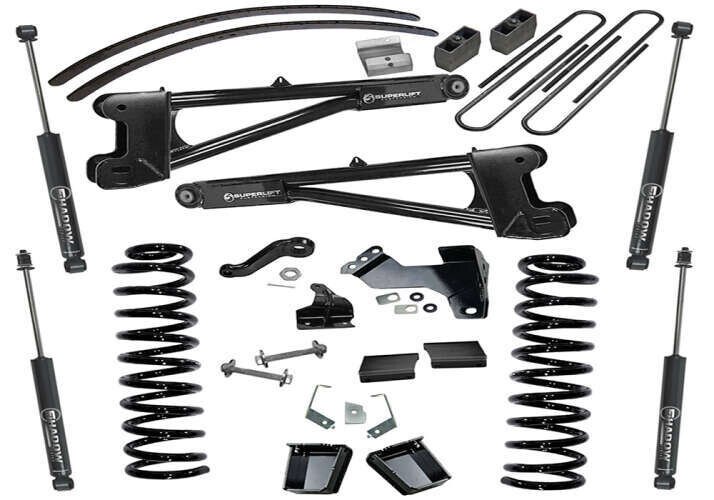 Superlift 8" Lift Kit 11-16 F250/F350 4WD Diesel w/ Replacement Radius Arms w/ SL Shocks