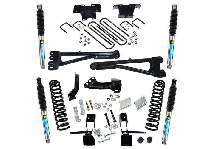 Superlift 4" Radius Arm Lift Kit 17-22 F-250/F-350 4WD Diesel w/ Bilstein Shocks