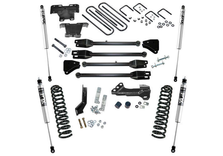 Superlift 4" Lift Kit w/ FOX Shocks 17-22 F250/350 4WD Diesel w/ 4-Link Arms