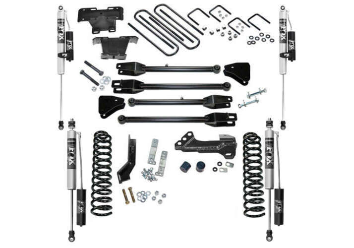 Superlift 4" Lift Kit w/ FOX 2.0 Reservoir Shocks 17-22 F250/350 4WD Diesel w/ 4-Link Arms