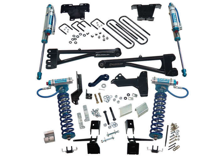 Superlift 6" King Ed Radius Arm Lift Kit 17-22 F250/350 4WD w King Front Coilover & Reservoir Rear Shocks