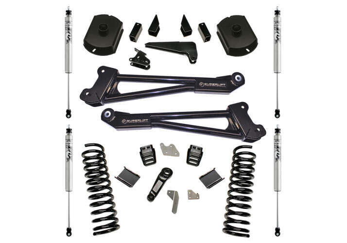 Superlift 4" Lift Kit w/ FOX Shocks 14-18 Ram 2500 4WD Diesel w/ Radius Arms