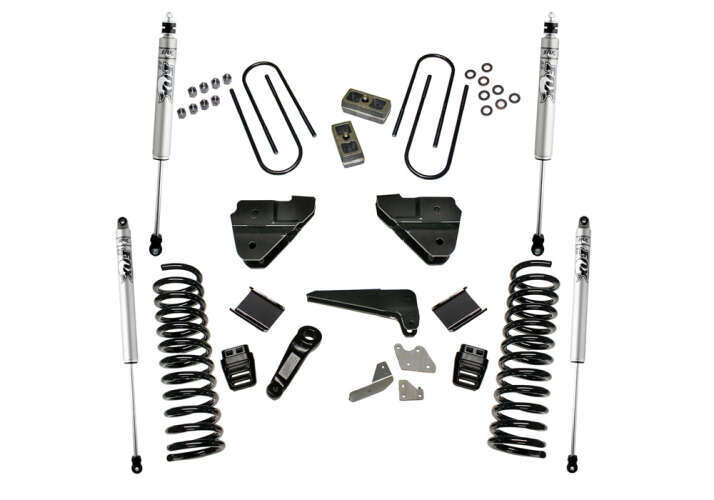 Superlift 4" Lift Kit w/ FOX Shocks 13-18 Ram 3500 4WD Diesel w/out Radius Arms