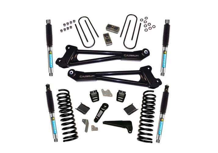 Superlift 4" Lift Kit 13-18 Ram 3500 4WD Diesel Replacement Radius Arms w/ Bilstein Shocks