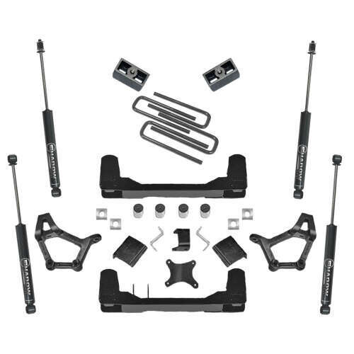 Superlift 4"-5" Adj Lift Kit 86-95 Toyota PU/4-Runner (except 89-95 Short Standard Cab) 4WD w Shadow Shocks