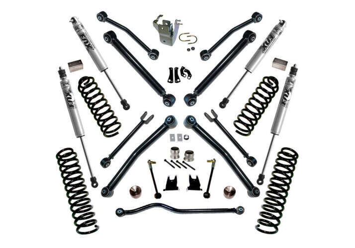 Superlift 4" Lift Kit 07-18 Wrangler JK 4-door w/ Reflex Control Arms & FOX Shocks