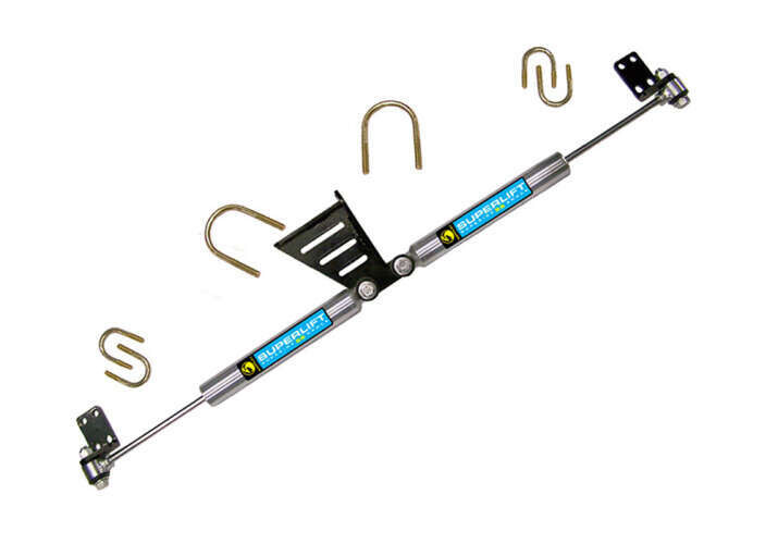 Superlift High Clearance Dual Steering Stabilizer Kit SL SS Bilstein (Gas) 07-18 Jeep JK