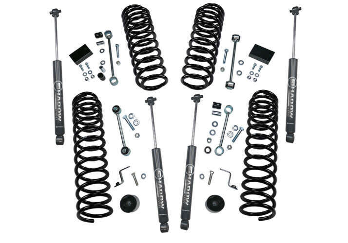 Superlift 2.5" Dual Rate Coil Lift Kit 18-23 JP JL Wrangler 4 DR W/ Shadow Series Shocks