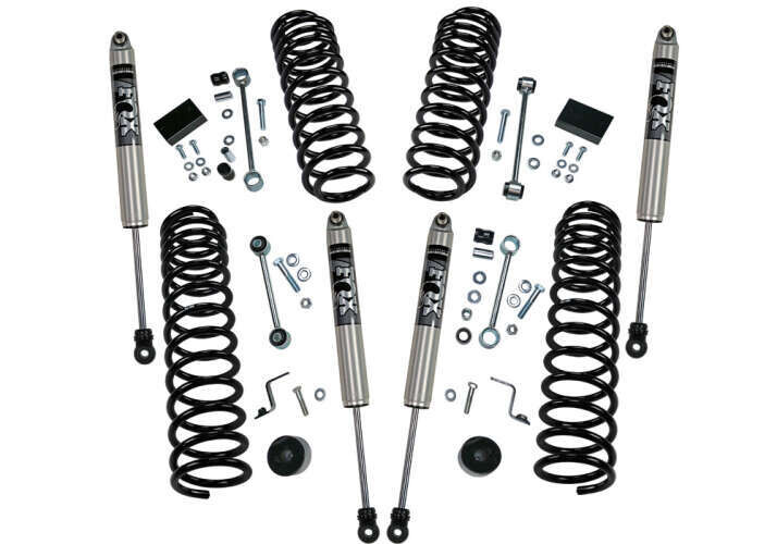 Superlift Dual Rate Coil 2.5" Lift Kit w/ Fox Shocks 18-23 Wrangler JL 4 door