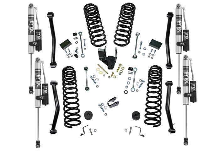 Superlift 4" Dual Rate Coil Lift Kit w/ Fox 2.0 Reservoir Shocks 18-23 Wrangler JL Unlimited 4WD 4Dr