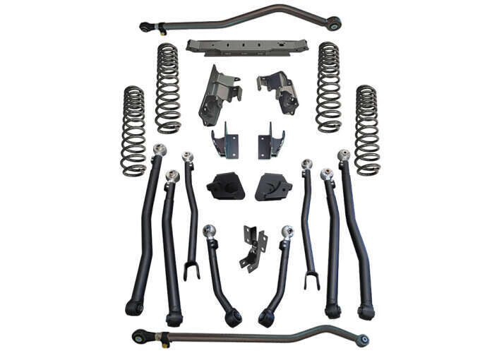 Superlift 4" Rock Runner Series Lift Kit 18-23 JP JL Wrangler 4 DR W/ Shadow Series Shocks