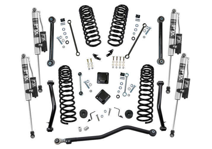 Superlift 4" Dual Rate Coil Lift Kit w/ Fox 2.0 Reservoir Shocks 20-23 Gladiator Non-Mojave