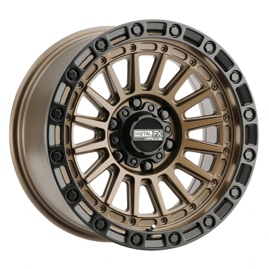 Metal FX Rogue Truck 17x8.5 6x139.7 0mm Bronze Satin Black Wheels