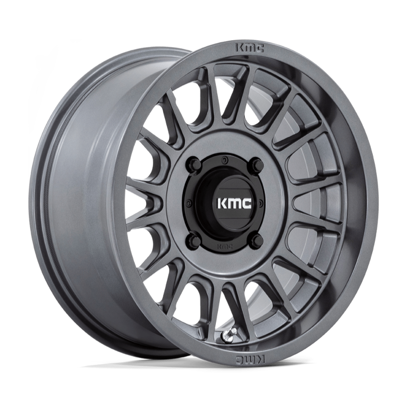 KMC KS138 15x7 4x137 10mm Anthracite Wheel