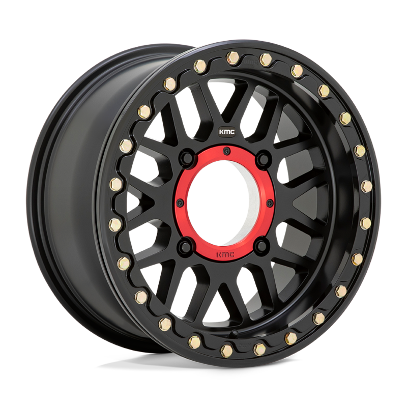 KMC KS235 15x7 4x137 10mm S-BLK Wheel