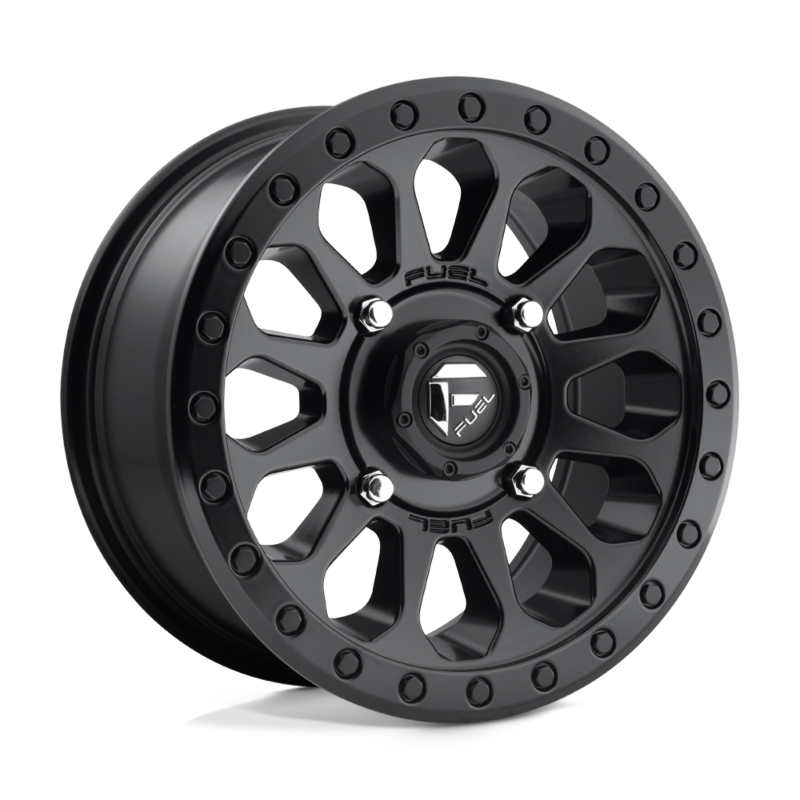 Fuel D579 15x7 4x136 4x137 +38mm Matte Black Wheel
