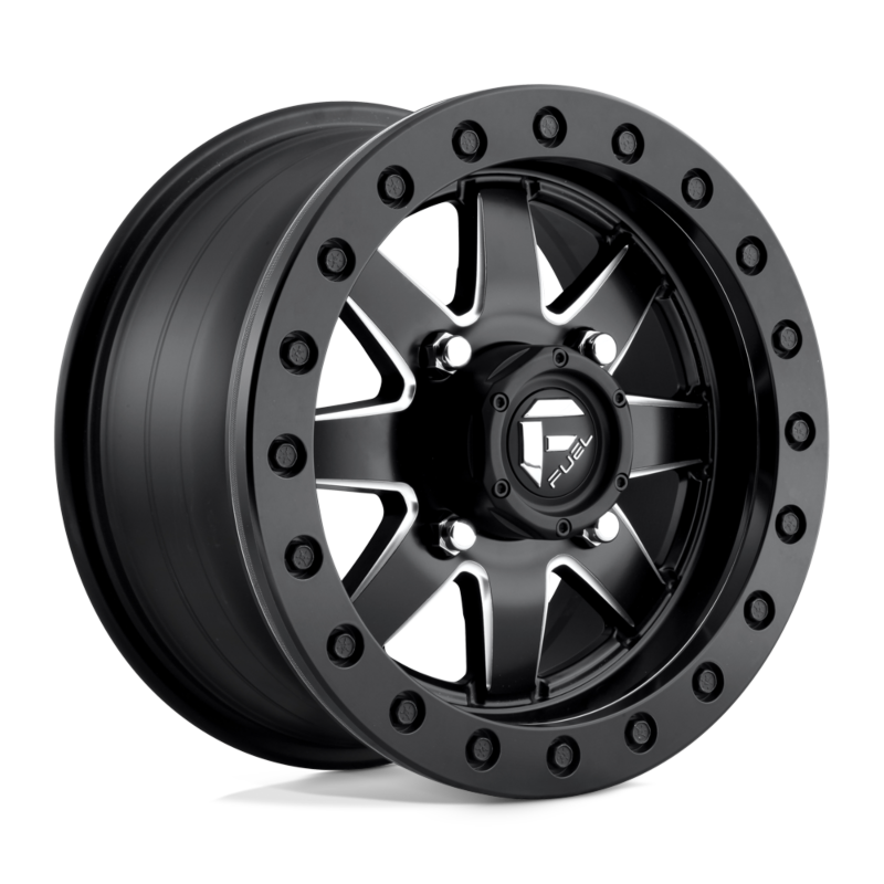 Fuel D938 15x7 4x136 4x137 BeadLock  +38mm Matte Black Milled Wheel