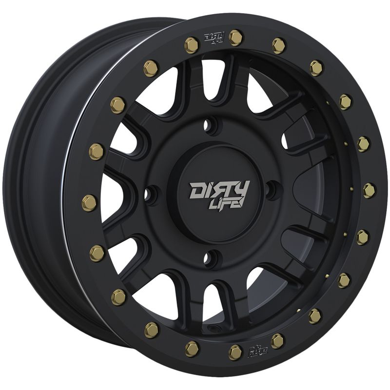 Dirty Life Canyon Pro SXS 9309R 15x7 4x156 13mm Matte Black Utv Beadlock Wheels