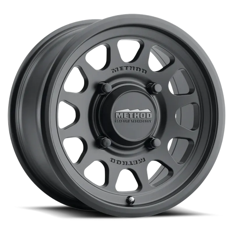 Method Race MR414 15x7 Bead Grip  4x136 4x137 13mm Matte Black Wheel