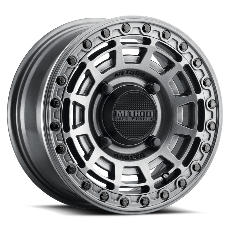 Method Race MR415 15x7 5x4.5 5x114.3 38mm BeadLock Graphite Wheel