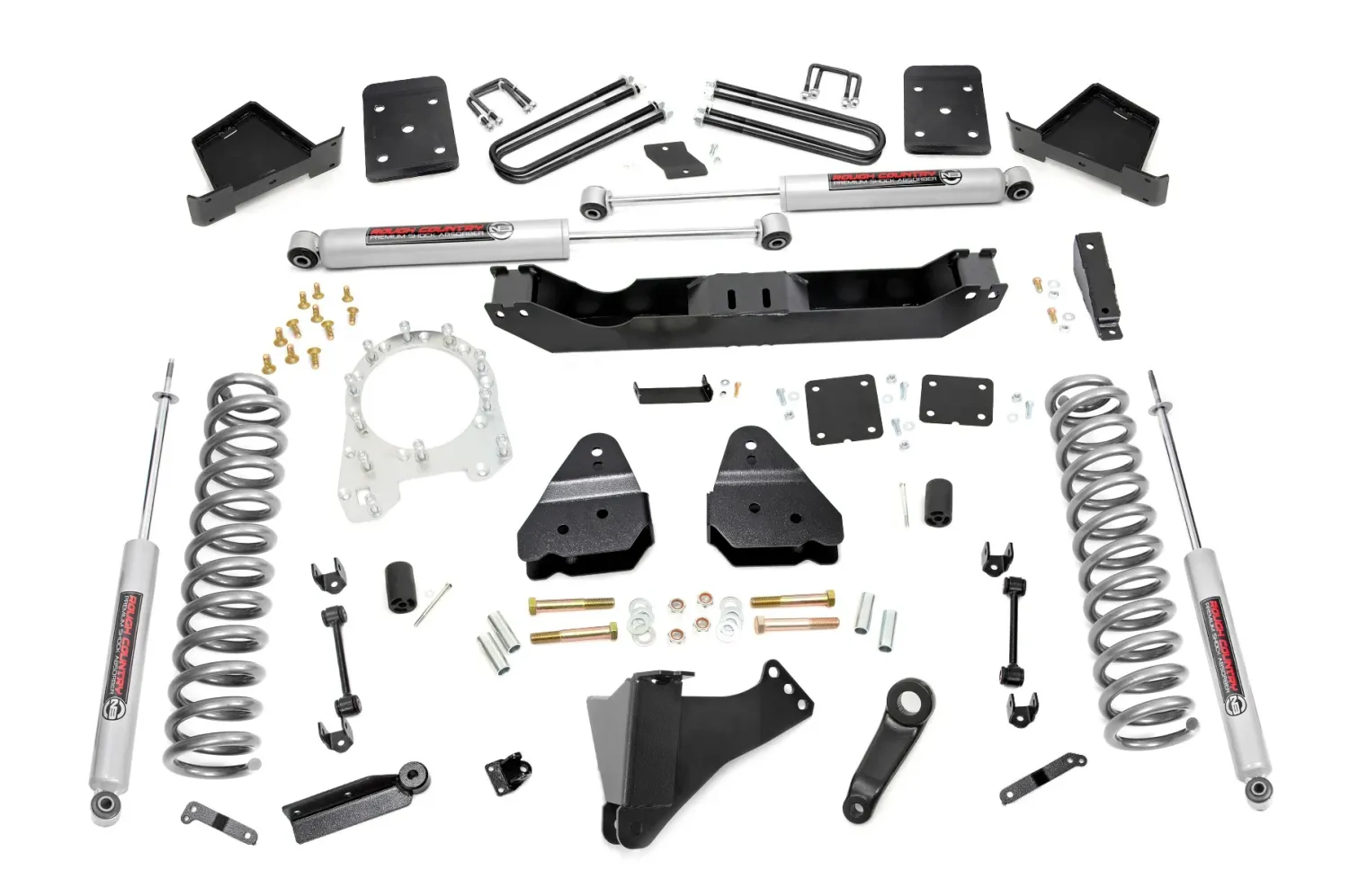 Rough Country 6" Ford Suspension Lift Kit (17-20 F-250/F350 4WD DIESEL) 4in Axle Diameter