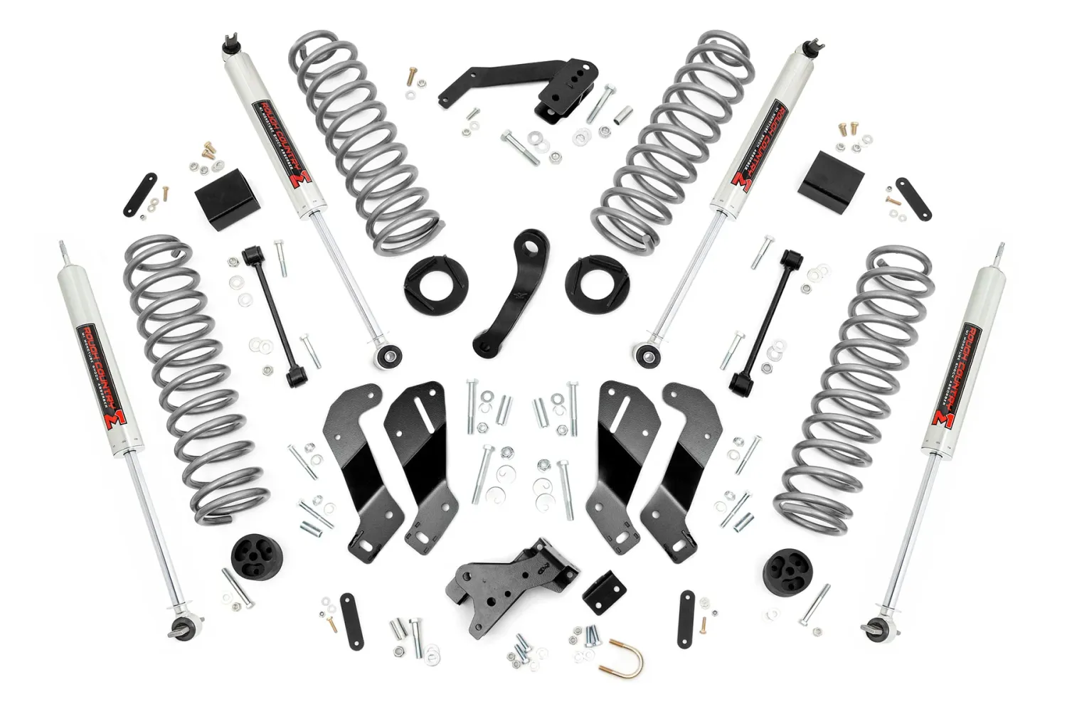 Rough Country 3.5 Inch Suspension Lift Kit For 07-18 Jeep Wrangler JK 4WD