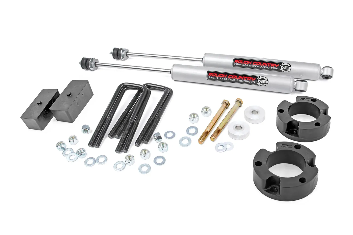 Rough Country 3 Inch Suspension Lift Kit For 05-23 Toyota Tacoma 4WD/2WD