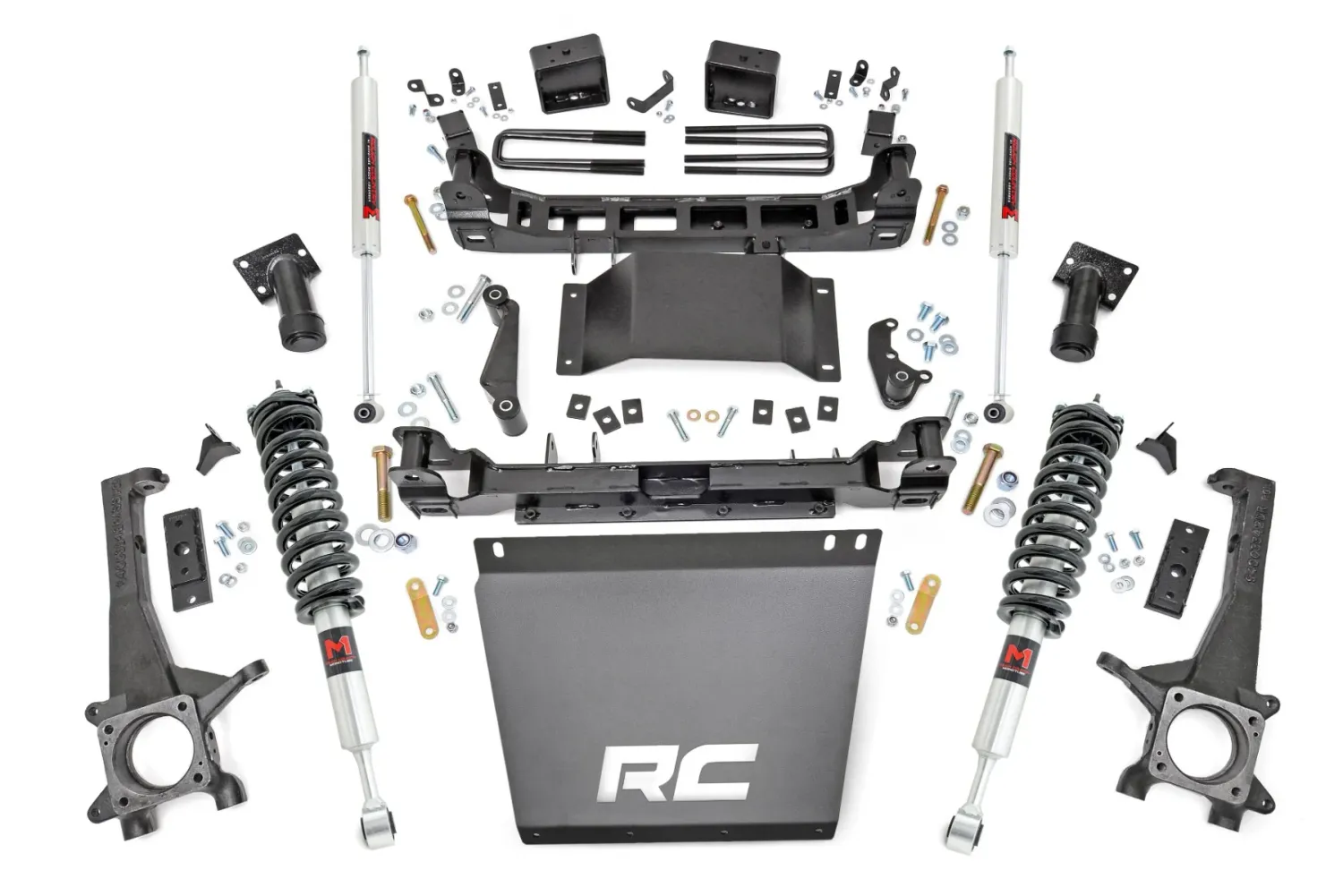 Rough Country 6" Toyota Suspension Lift Kit with M1 Monotube Struts W/M1 Monotube Shocks For 16-23 Toyota Tacoma 4wd/2wd