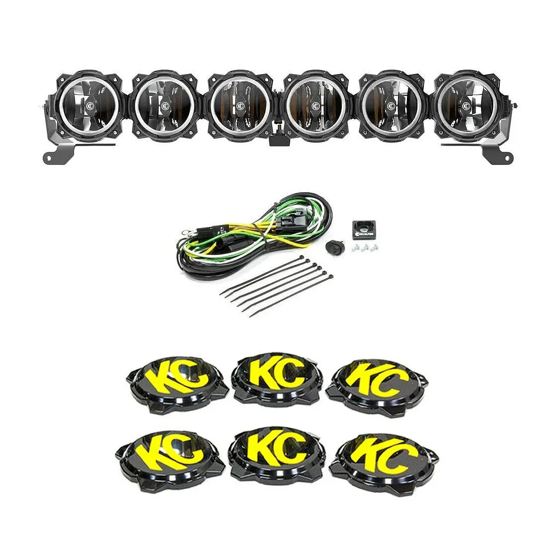 KC 39" Gravity Pro6 LED - 6-Light - Light Bar System - 120W Combo Beam