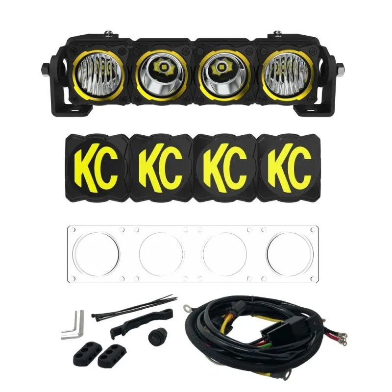 KC FLEX ERA LED Light Bar - 10" - Master Kit