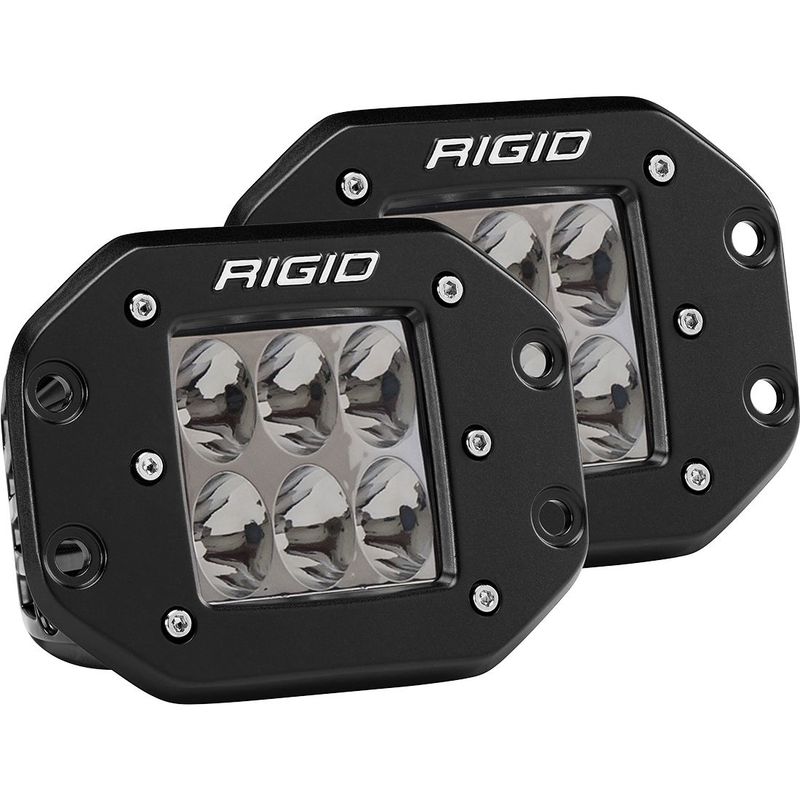 RIGID Industries D-Series Pro Specter Driving Flush Mount Black (Pair)