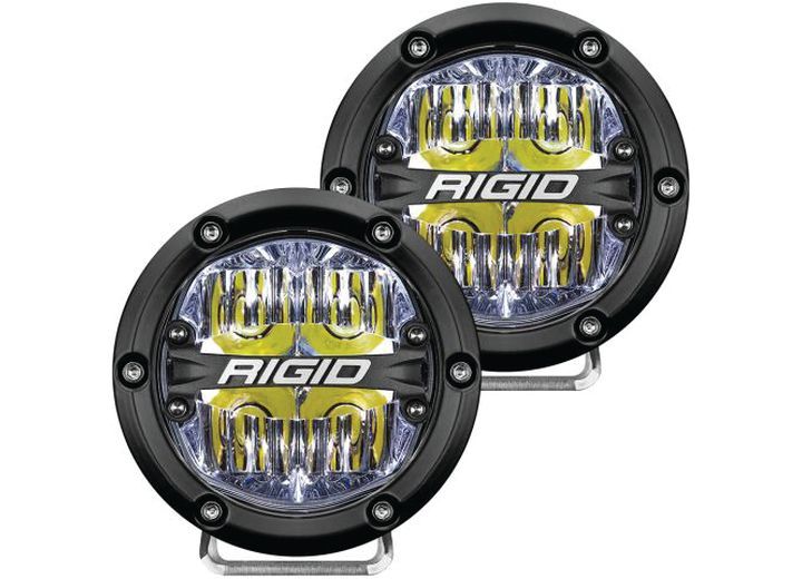 RIGID Industries 360-Series 4 Inch Led Off-Road Drive Beam White Backlight Pair