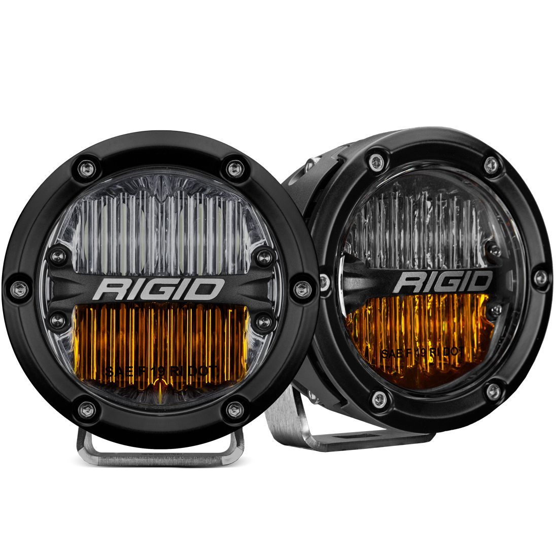 RIGID Industries 360-Series Sae Fog Yellow/White Pair