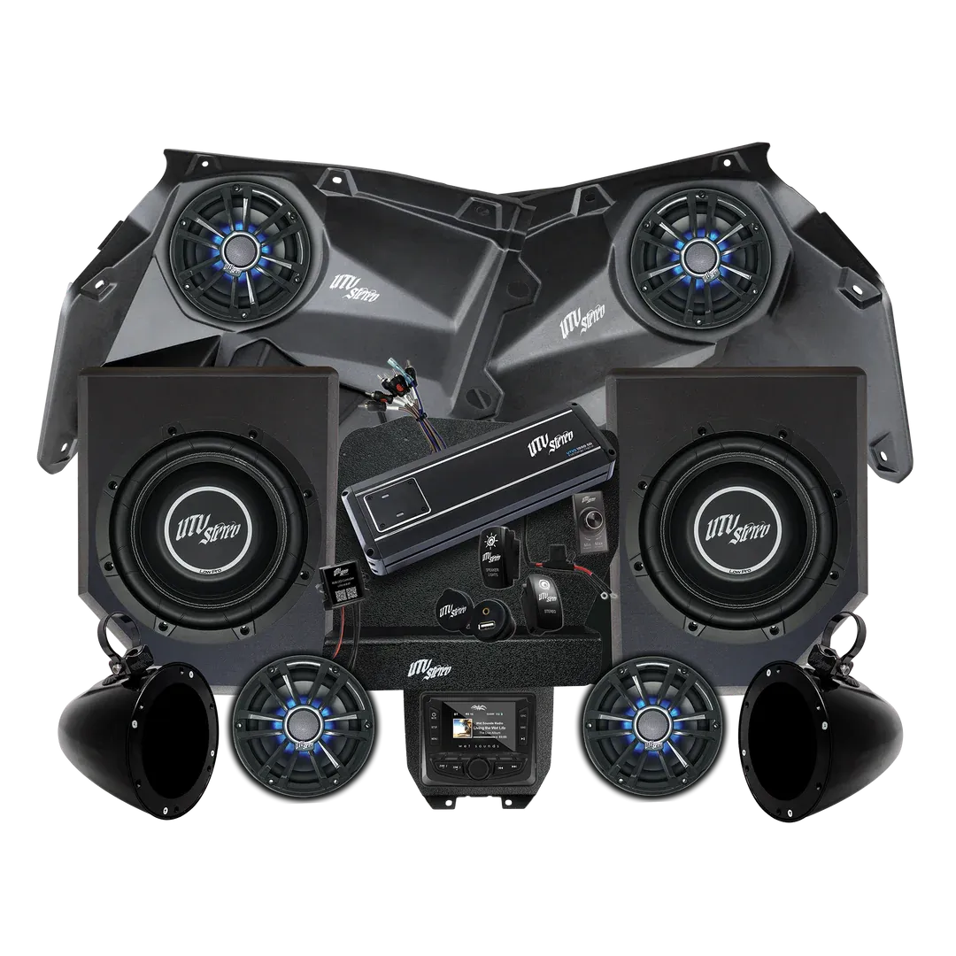 UTV Stereo Stage 6 Stereo System For 2017-2025 Can-Am X3 4-Lug utv sxs