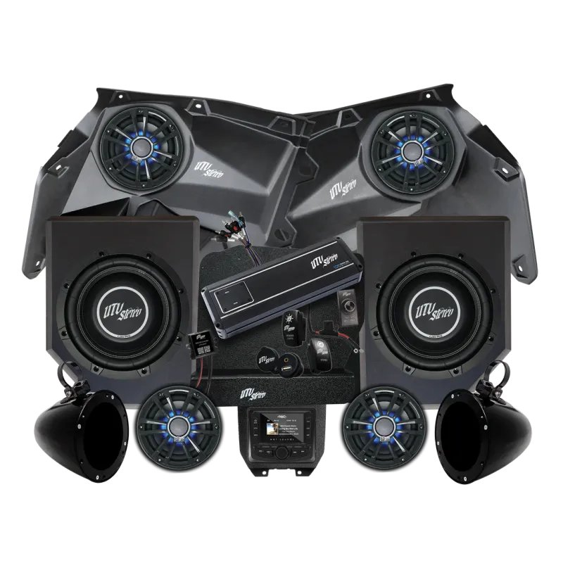 UTV Stereo Stage 6 Stereo System For 2017-2025 Can-Am X3 4-Lug utv sxs