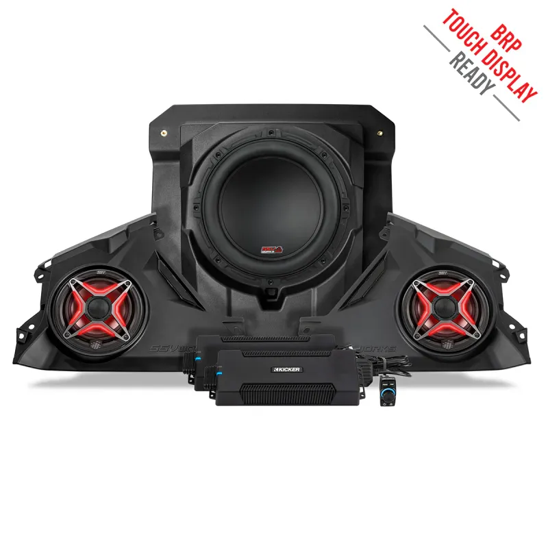SSV Works Phase-3 V-Spec 1650watt 3-Speaker Stereo System for 2024-2025 Can-Am Maverick R