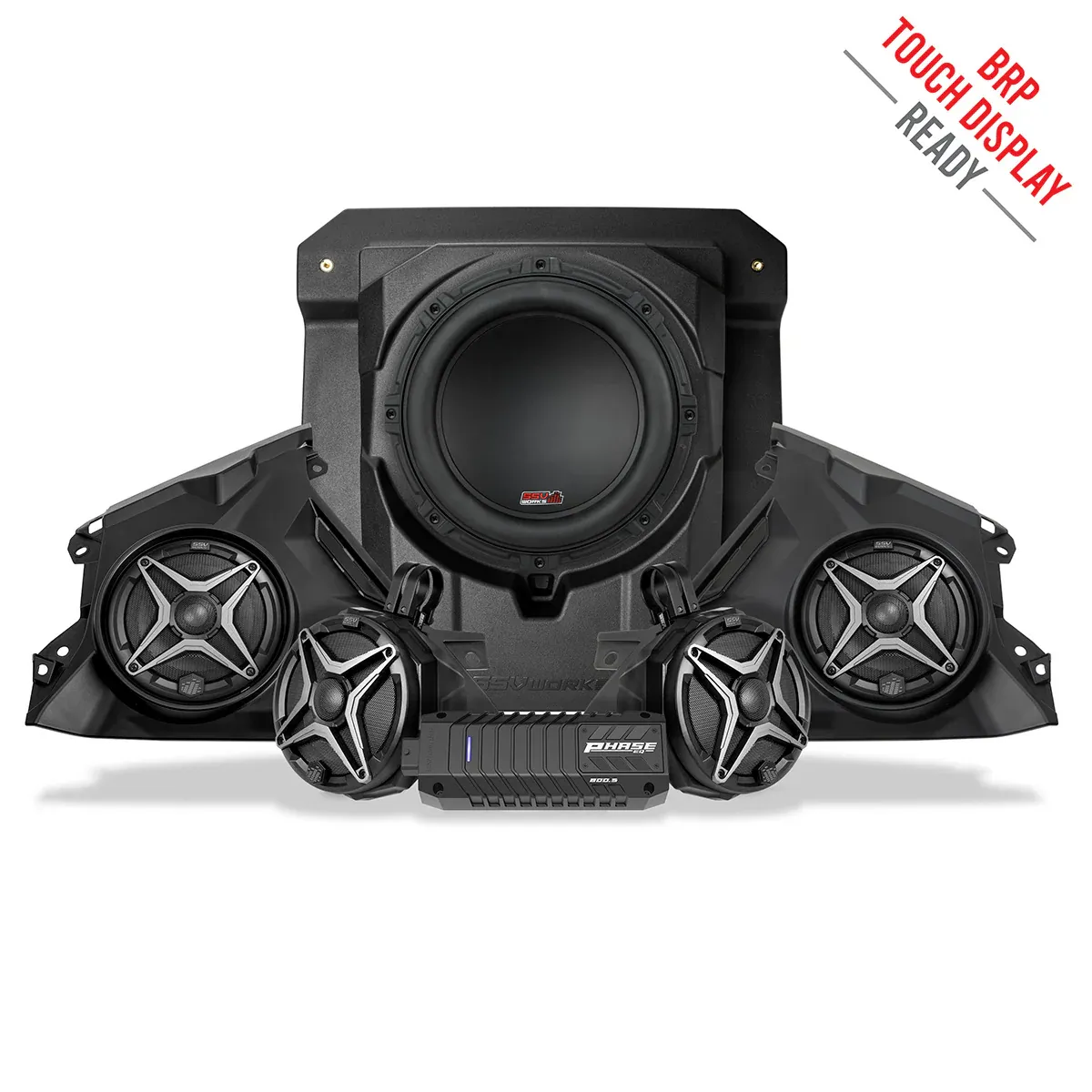 SSV Works Phase-4 A-Spec 800watt 5-Speaker System for 2024-2025 Can-Am Maverick R SSV Works Phase-4 A-Spec 800watt 5-Speaker System for 2024-2025 Can-Am Maverick R