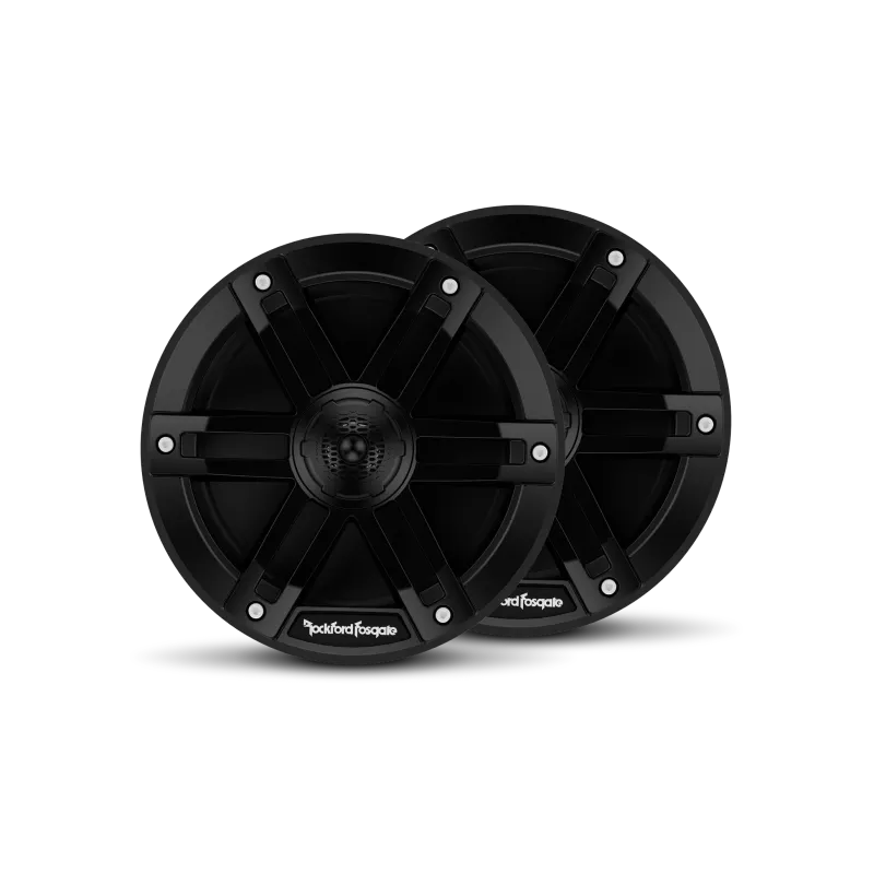 Rockford Fosgate 6.5" Marine Grade Speakers (pair) - Black