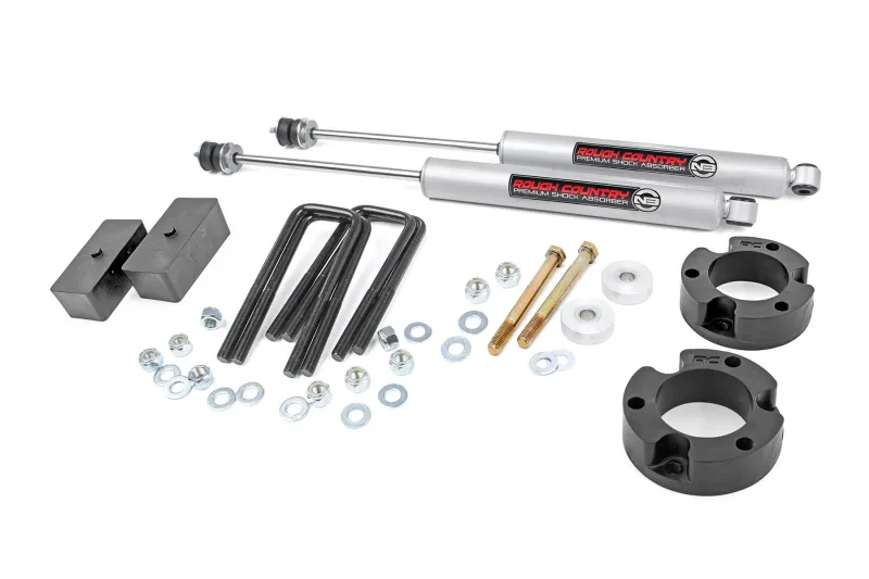 Rough Country 3 Inch Suspension Lift Kit For 05-23 Toyota Tacoma 4WD/2WD Rough Country 3 Inch Suspension Lift Kit For 05-23 Toyota Tacoma 4WD/2WD